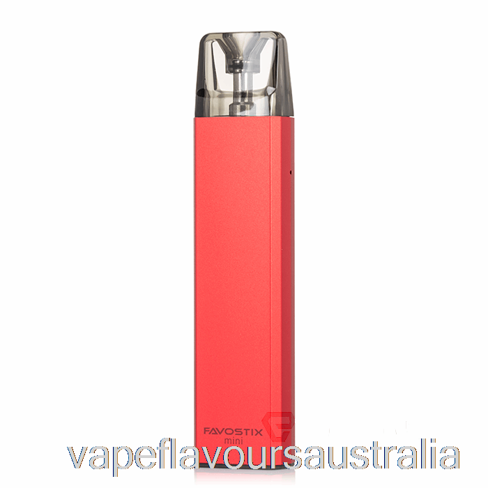 Vape Nicotine Australia Aspire Favostix Mini Starter Kit Red